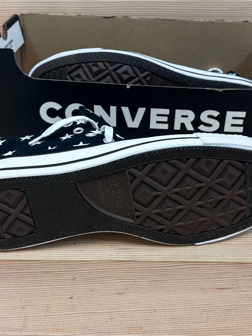 Converse Chuck Taylor All Star High Celestial Star Print Black White Men’s 11 - Picture 5 of 6